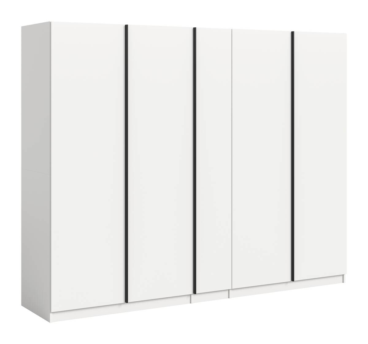 Kleiderschrank OAKLAND weiß B/H/T: ca. 230x183x53 cm