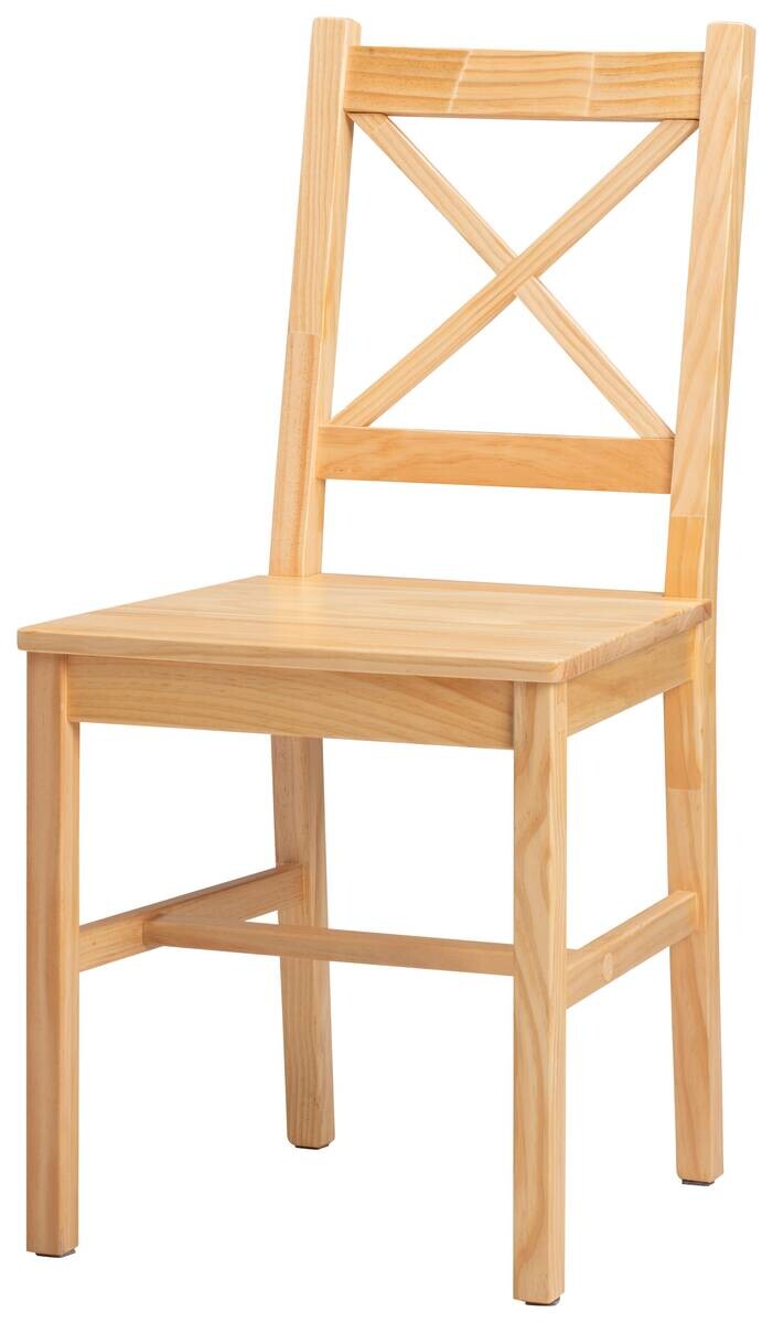 Stuhl Harry natur Holz B/H/T: ca. 47x86x41 cm