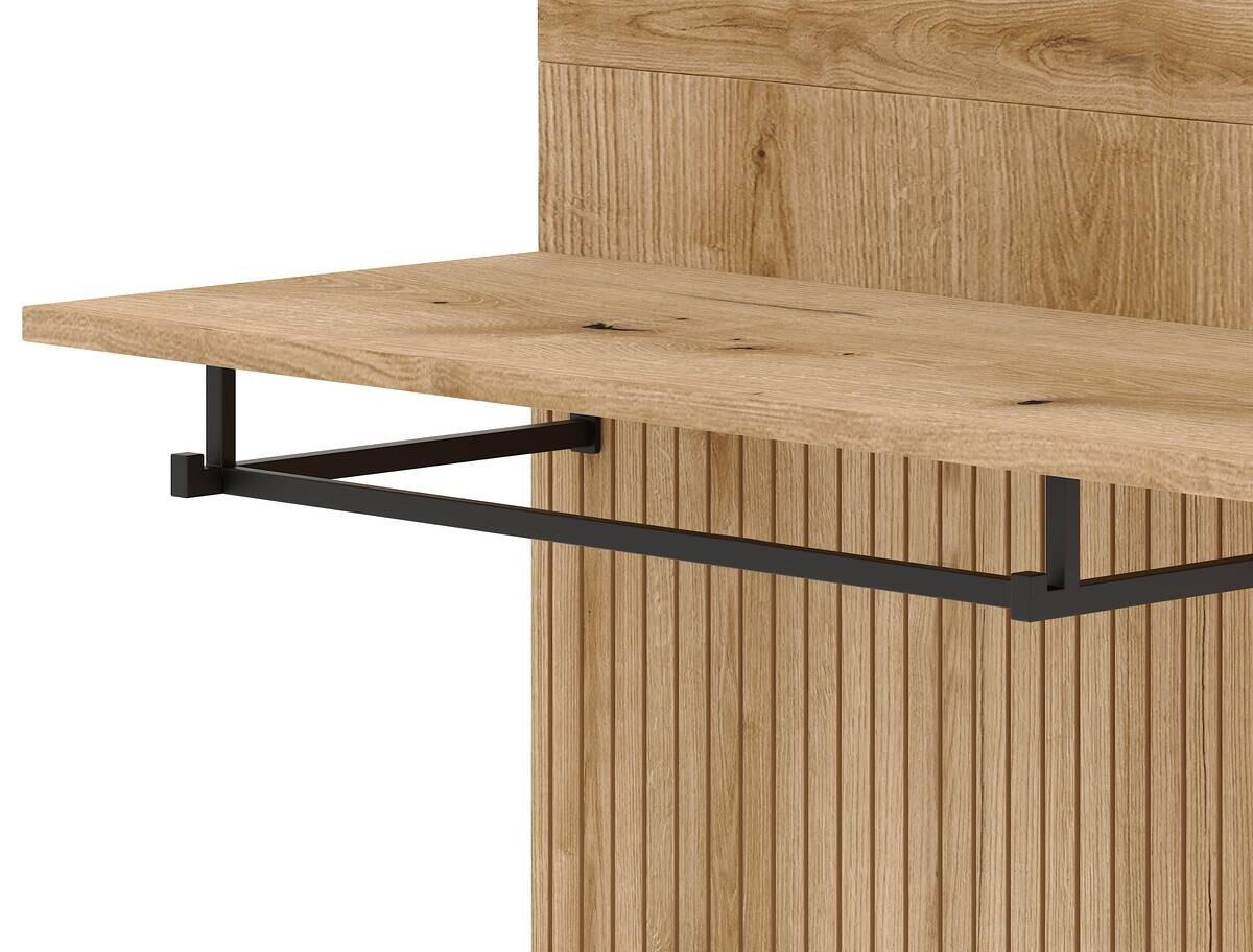 Garderobe NORDIC Eiche Evoke Oak Nachbildung Graphit B/H/T: ca. 100x204x40 cm
