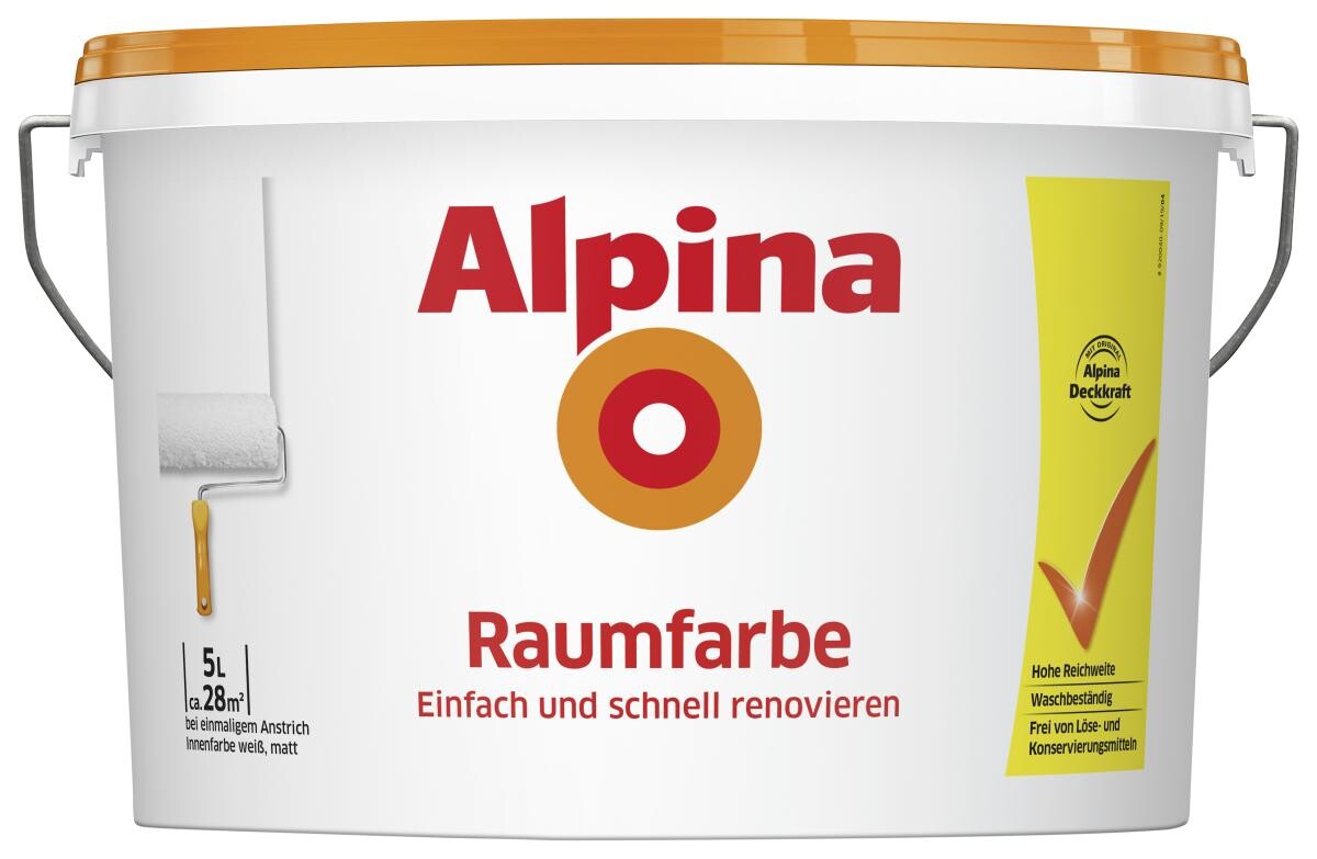 Alpina Raumfarbe weiß ca. 5 l