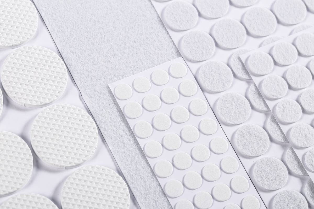 POCOline Filzgleiter weiß 131 tlg.