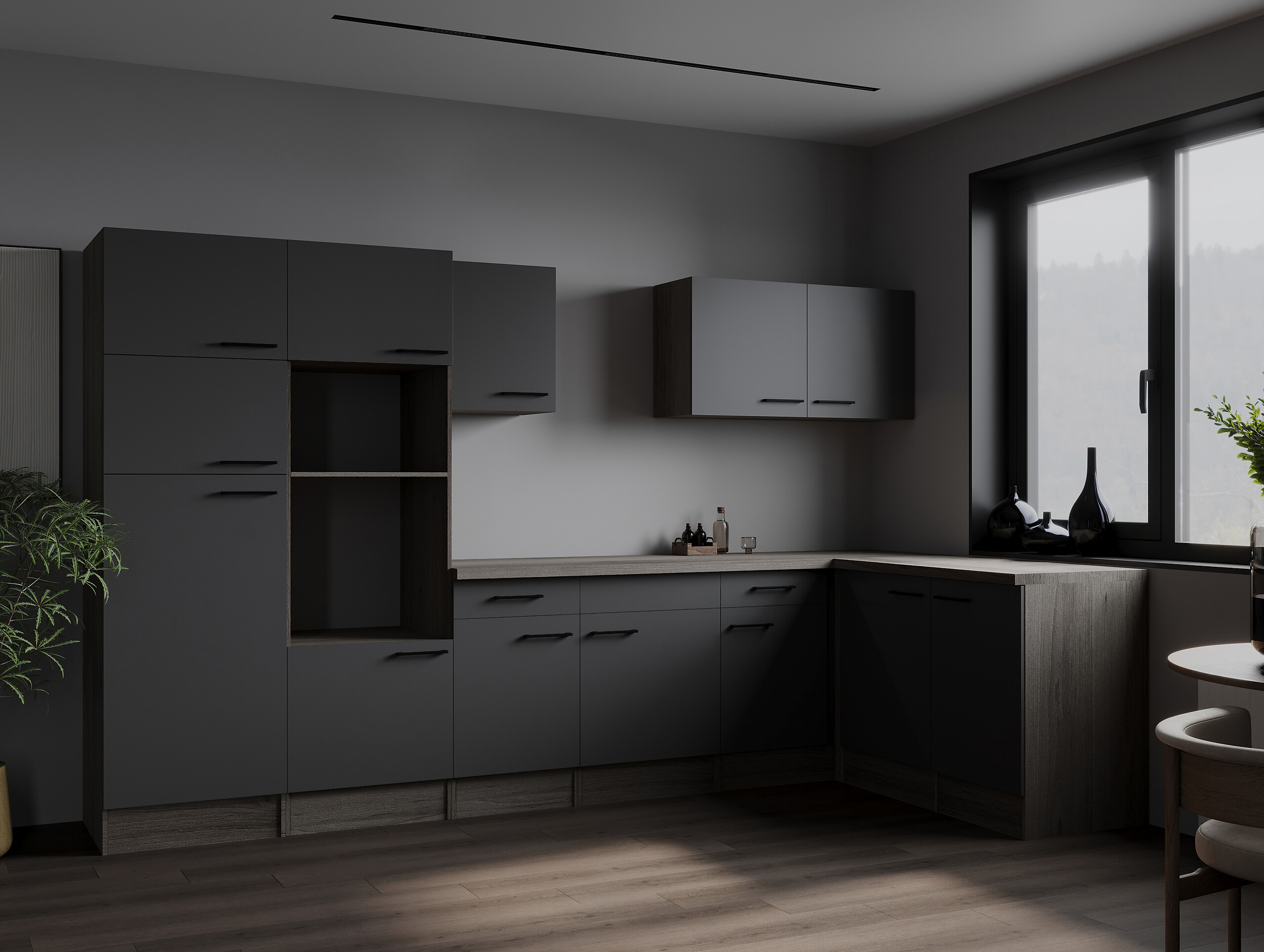 Winkelküche Oliver B/H/T: ca. 340x205x172 cm