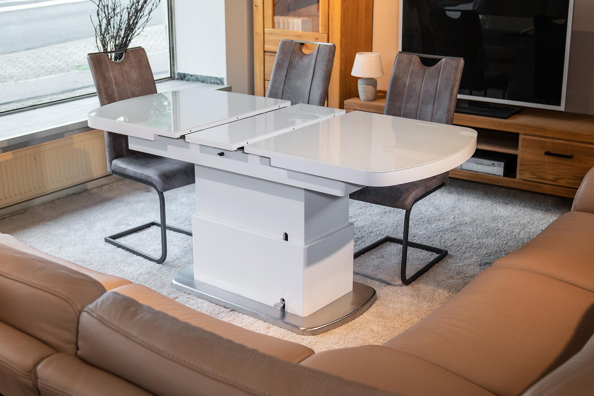 Couchtisch Levi weiß MDF B/H/T: ca. 135x50x75 cm