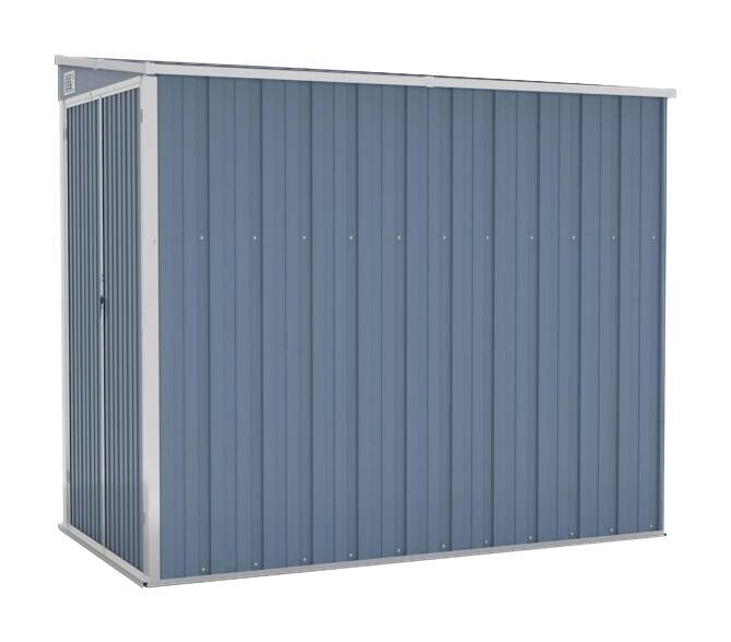 vidaXL Gartenhaus grau B/H/T: ca. 118x178x194 cm