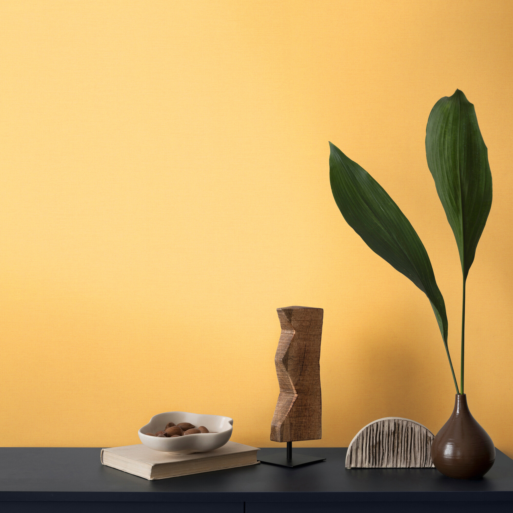 A.S.Creation Vliestapete gelb B/H/D: ca. 53x1005x8,5 cm