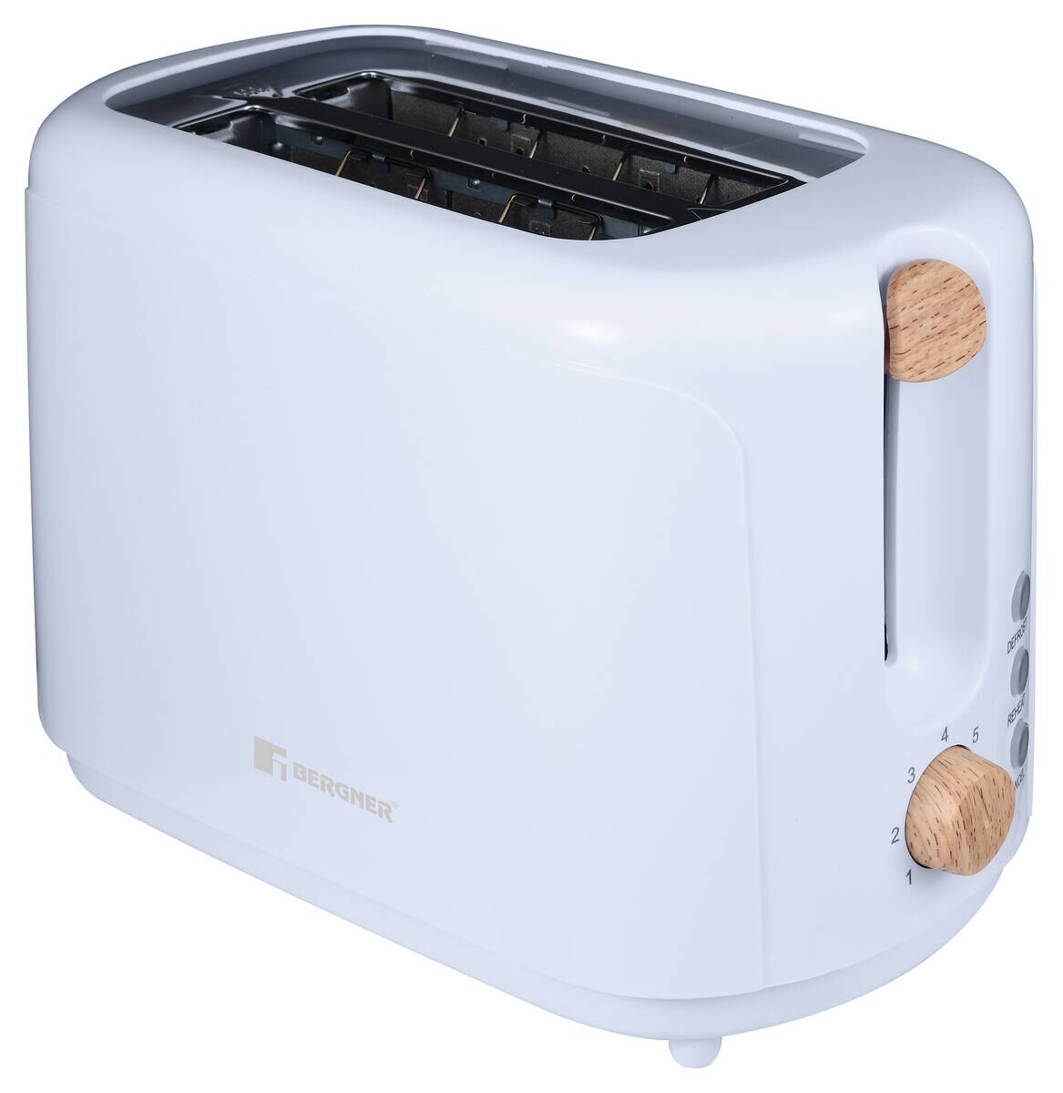 BERGNER Toaster weiß Kunststoff B/H/L: ca. 16x18,5x29,5 cm