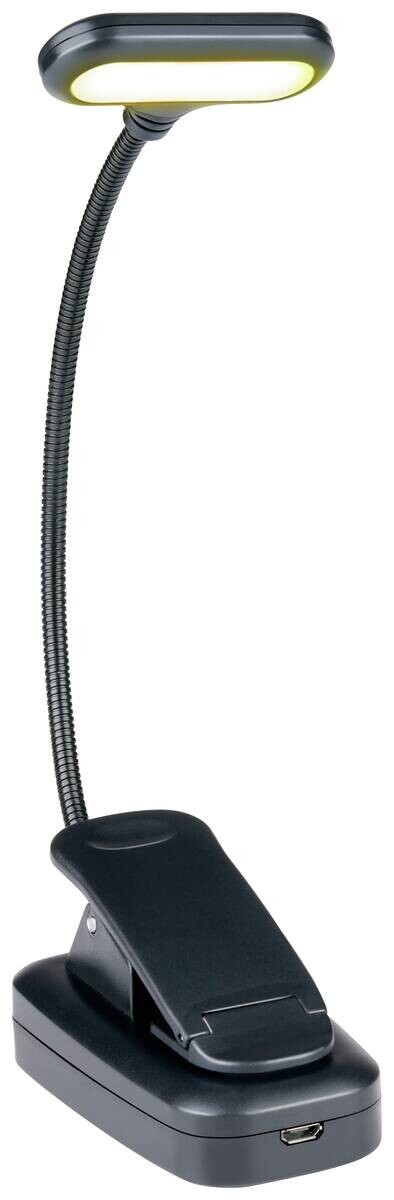 Grundig Leseleuchte schwarz B/H/L: ca. 9x1,5x4,5 cm