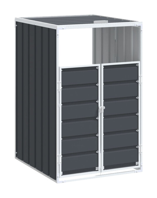 vidaXL Mülltonnenbox anthrazit