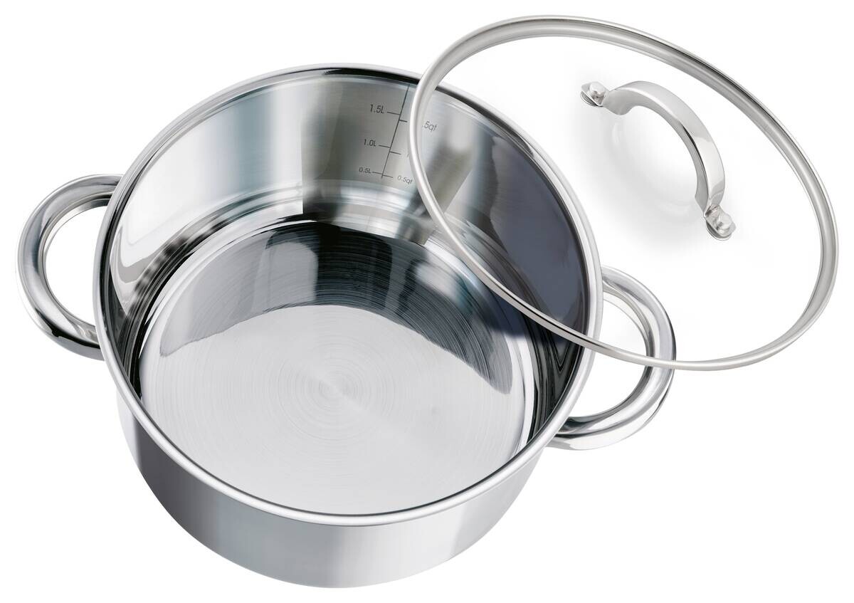 ELO Basic Fleischtopf silber Edelstahl D: ca. 24 cm