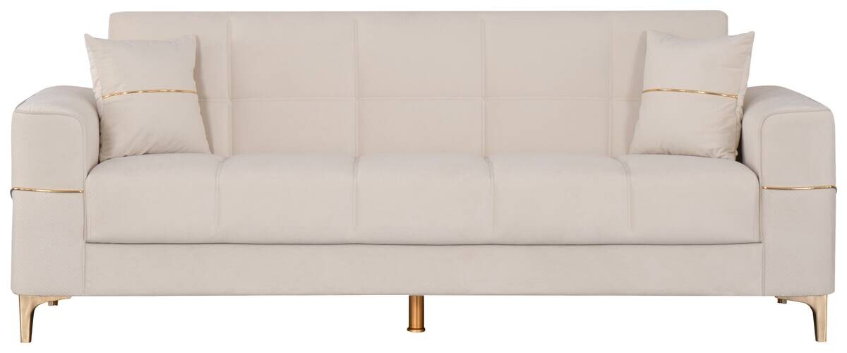 Sofa 3-2-1 Salda beige Microfaser