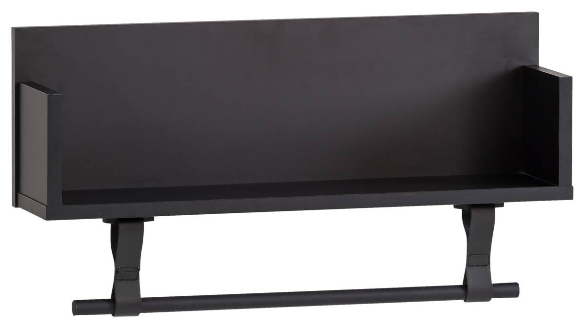 Regal Ella schwarz matt B/H/T: ca. 59,8x31,5x13,5 cm