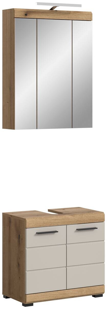 Badezimmer-Set Scout Evoke Oak Nachbildung Kaschmirgrau Nachbildung B/H/T: ca. 60x191x34 cm