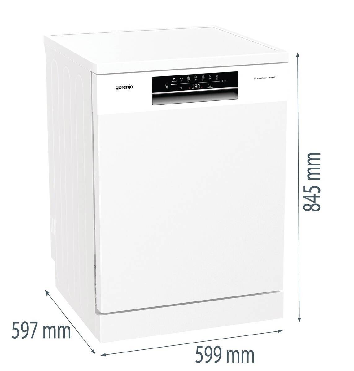 Gorenje Geschirrspüler GS642E91WP weiß B/H/T: ca. 59,9x84,5x59,7 cm