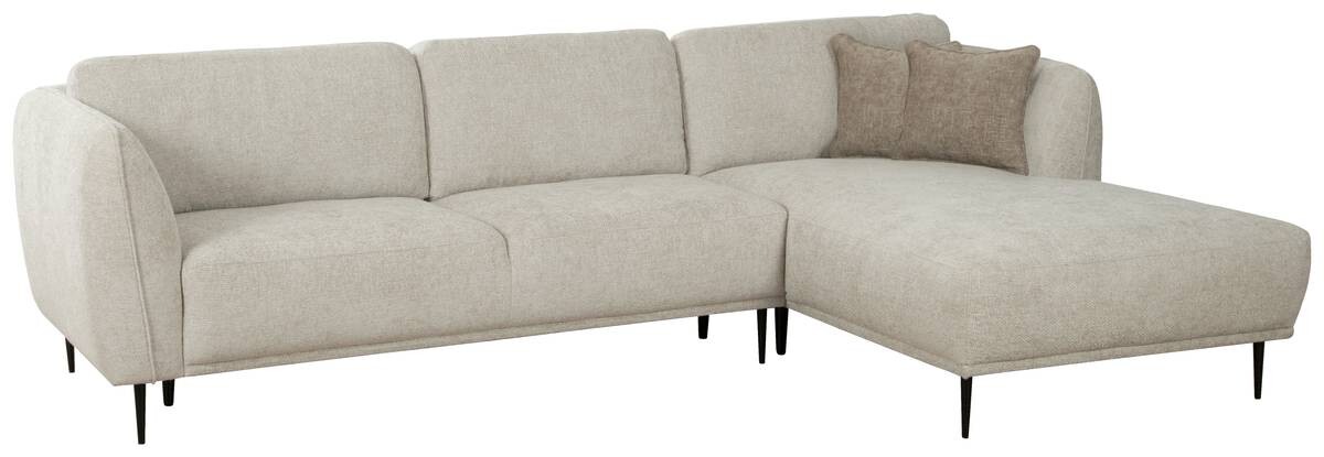 Ecksofa creme Microfaser B/H/T: ca. 293x95x178 cm Ecksofa creme Microfaser B/H/T: ca. 293x95x178 cm