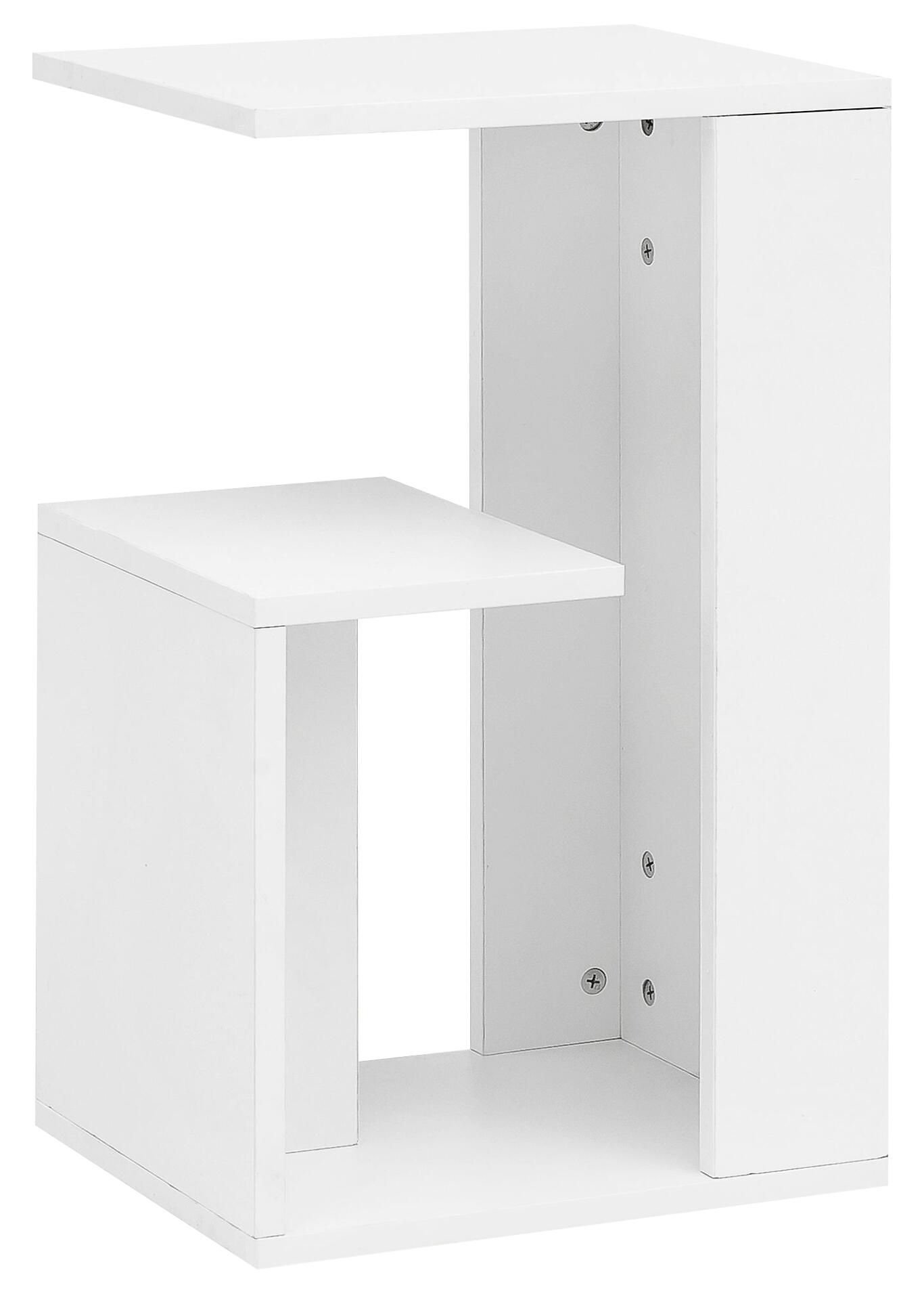 Beistelltisch weiß Holzwerkstoff B/H/T: ca. 35x61x30 cm