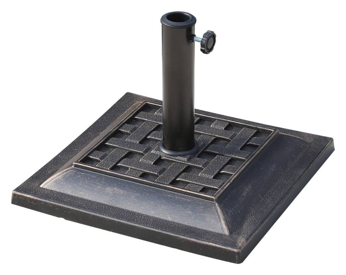 Outsunny Schirmständer bronze Polyester B/H/T: ca. 44x33x44 cm