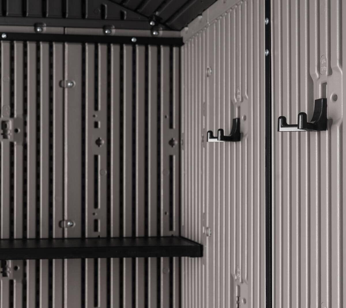 Lifetime Gerätehaus Ohio grau B/H/L: ca. 283,5x264,4x214,1 cm