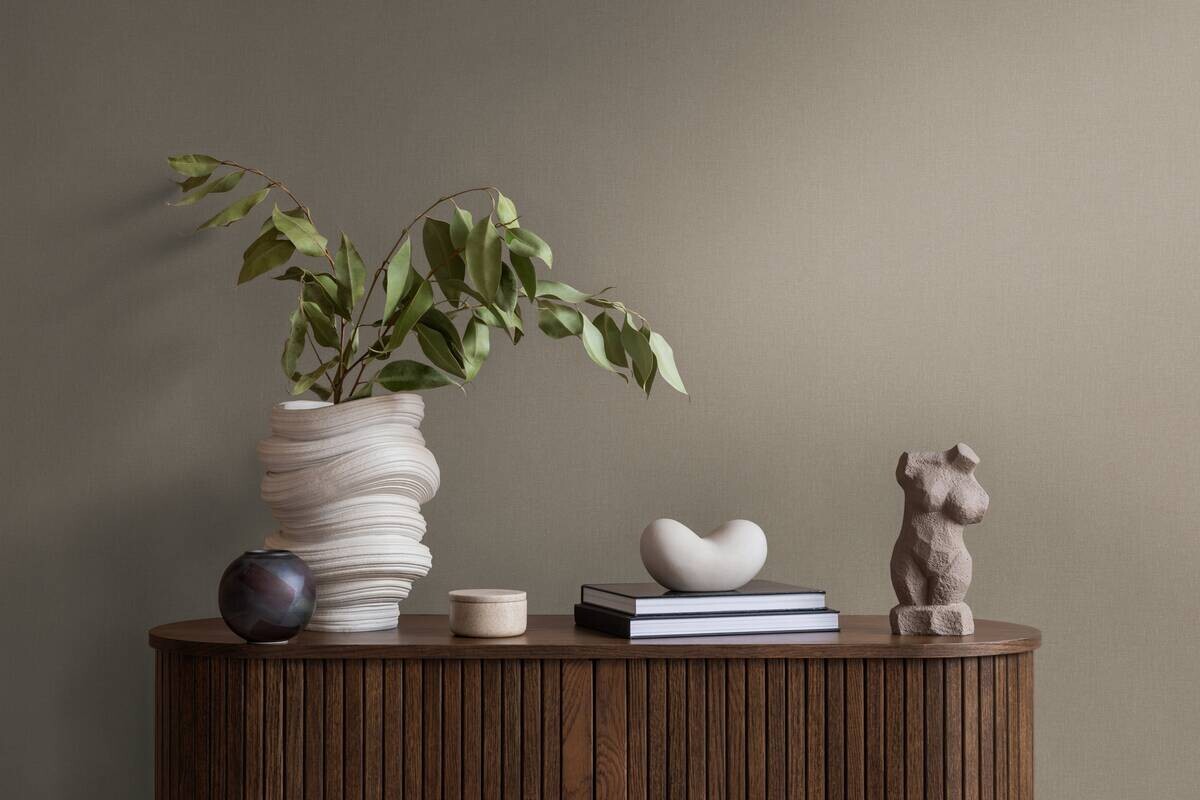 A.S.Creation Vliestapete Terra Uni braun B/L: ca. 53x1005 cm