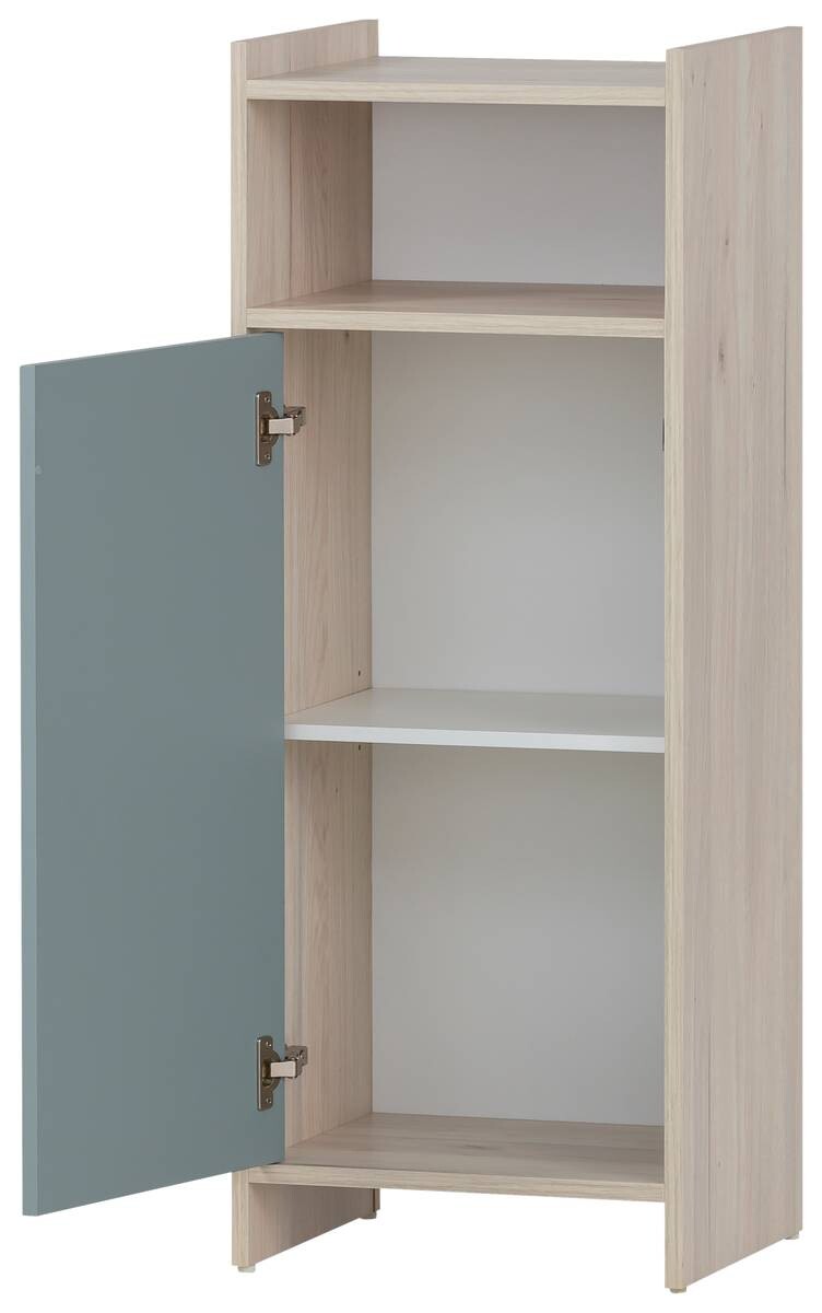 Midischrank Lindholm Sandeiche Nachbildung taubenblau B/H/T: ca. 40,2x104x33 cm