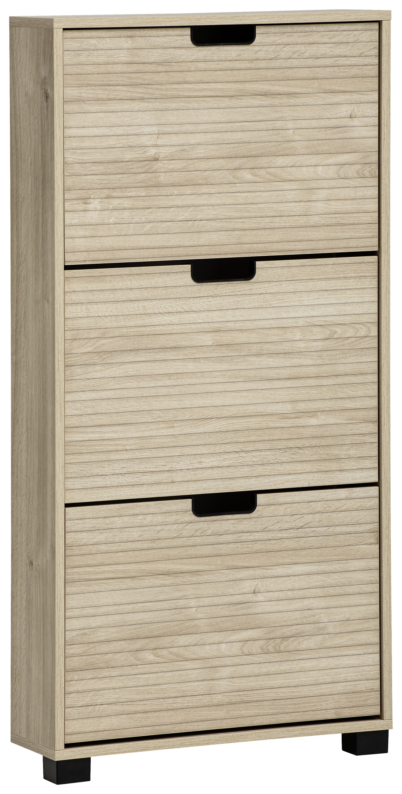 Schuhkipper Emmik Eiche Eiche weiß Nachbildung B/H/T: ca. 59,8x124x19,55 cm