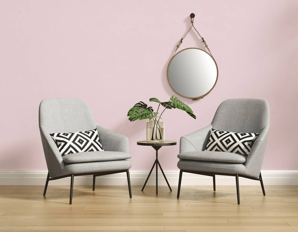 A.S.Creation Vliestapete Attractive Uni rosa B/L: ca. 53x1005 cm