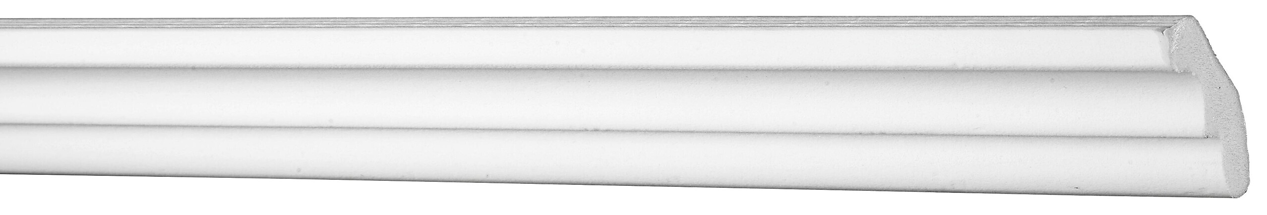 Zierprofil weiß B/H/L: ca. 4x5x200 cm