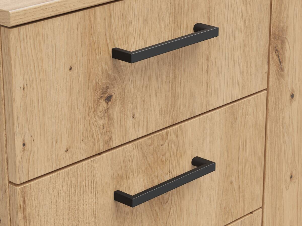 Kommode Multi-Stauraum Typ 29 Eiche Artisan Nachbildung B/H/T: ca. 120x83x52 cm