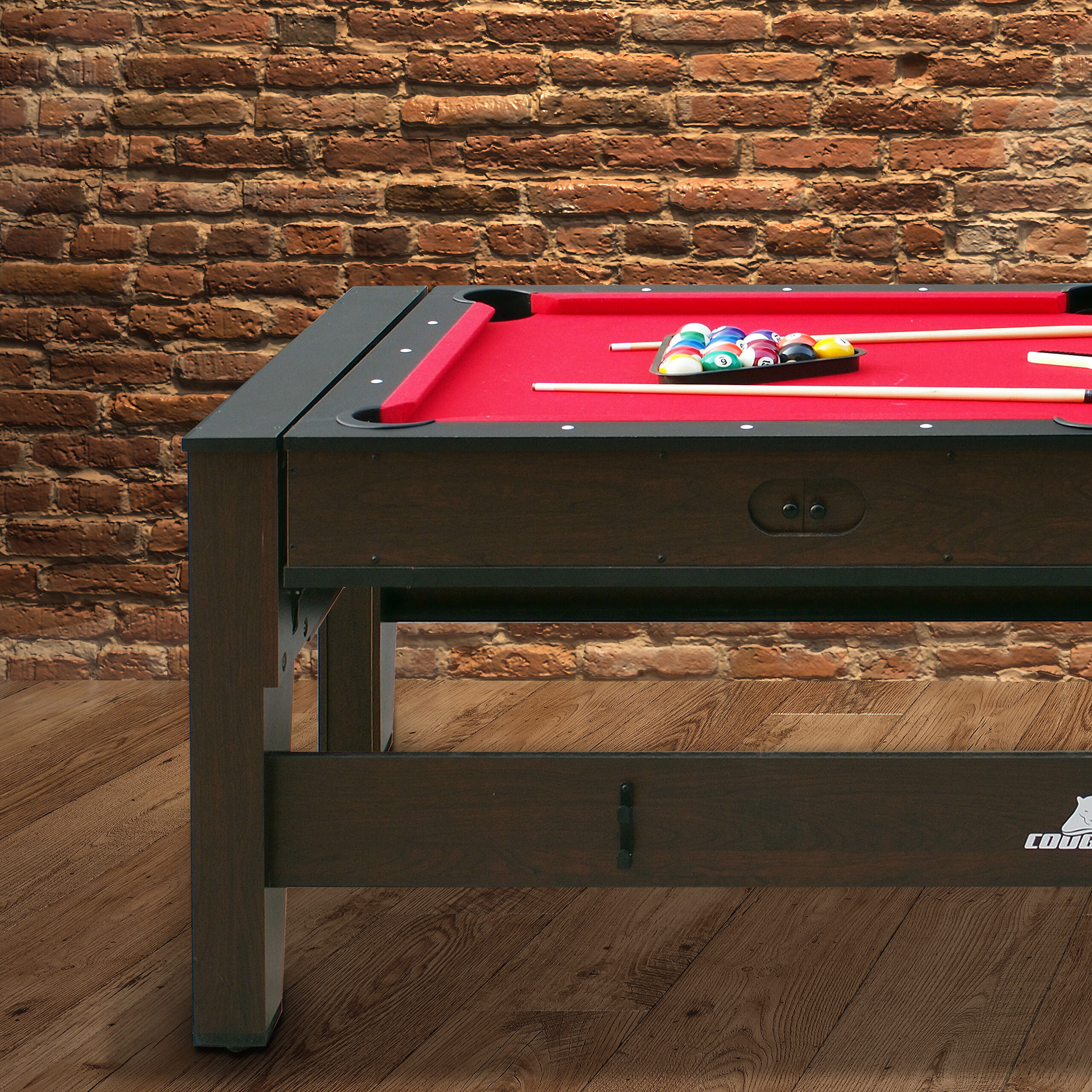 Cougar Pool- und Airhockeytisch Reverso B/H/L: ca. 107x81x216 cm