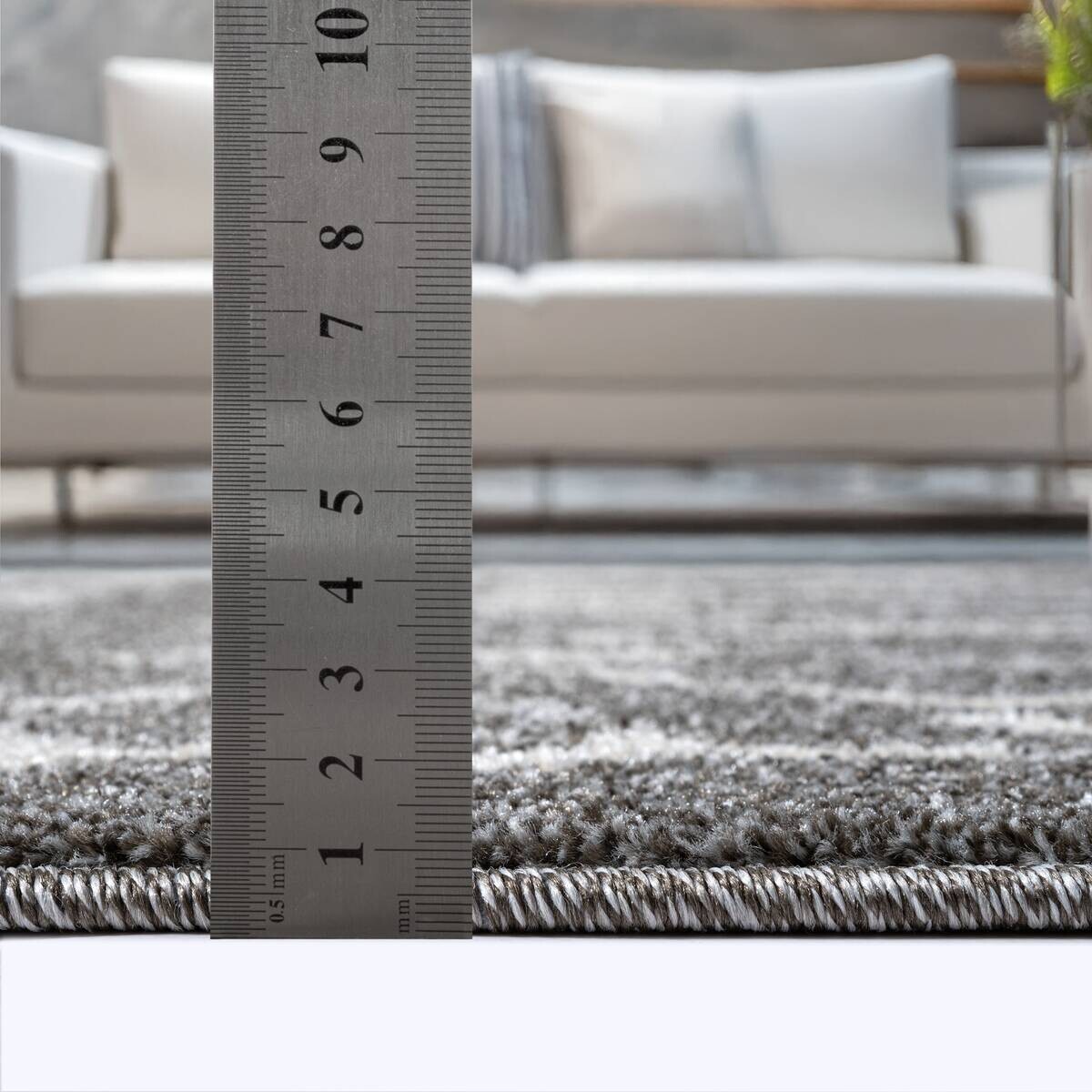 Sanat Teppich anthrazit B/L: ca. 150x150 cm