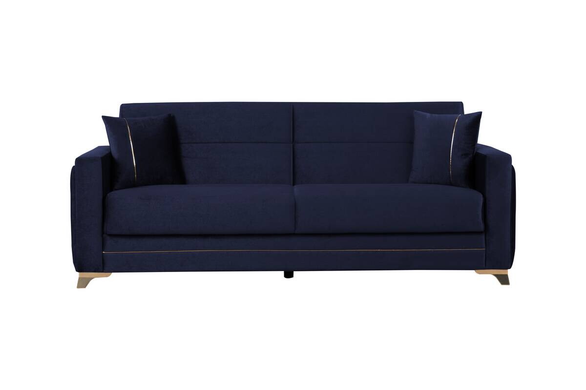 Sofa 3-2-1 Cavana nachtblau Microfaser