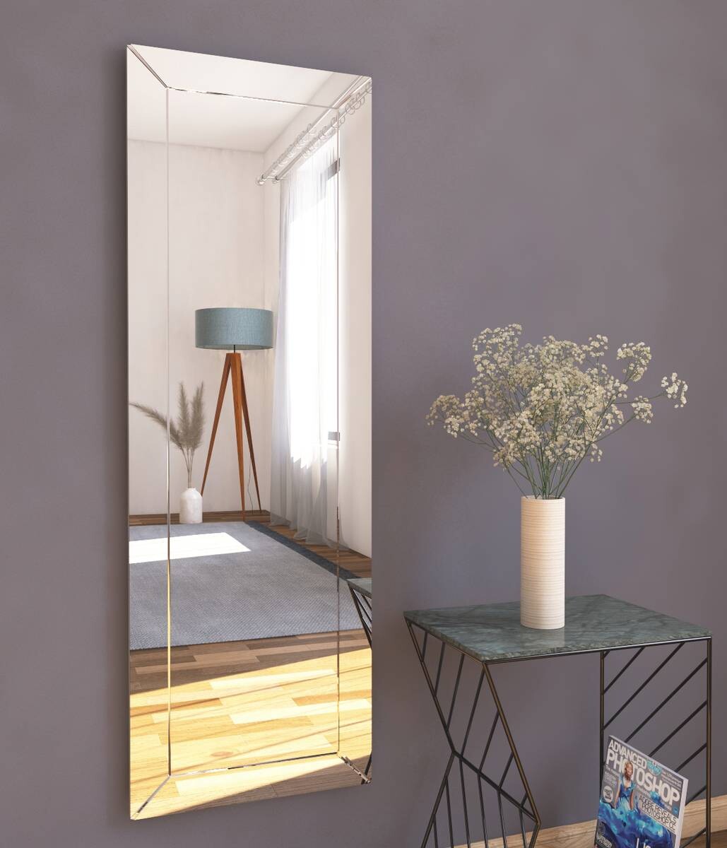 moebel17 Wandspiegel Nadya transparent Glas B/H/T: ca. 120x40x3,5 cm