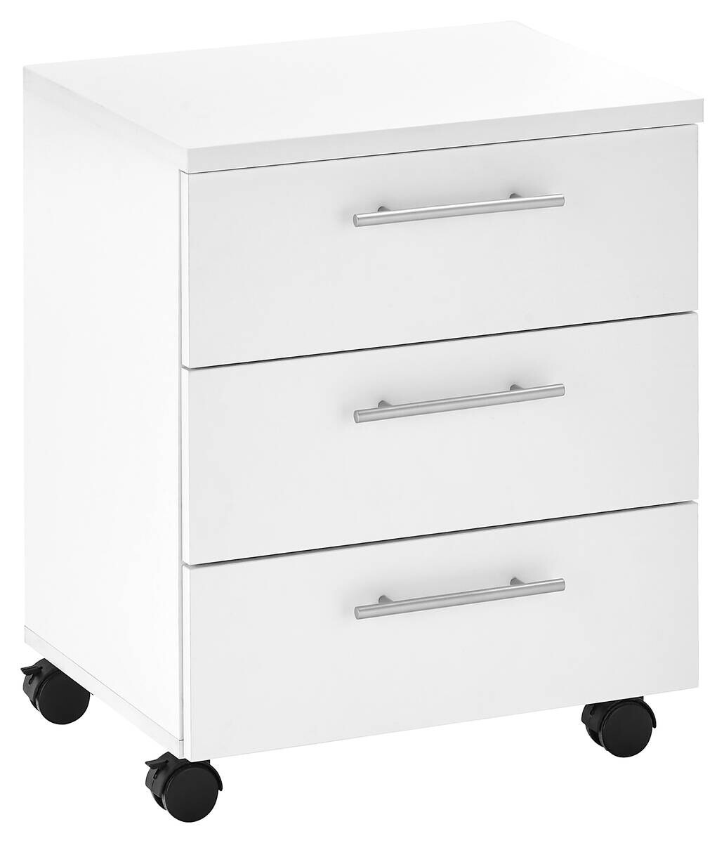 Rollcontainer Ben weiß B/H/T: ca. 40x56x39 cm