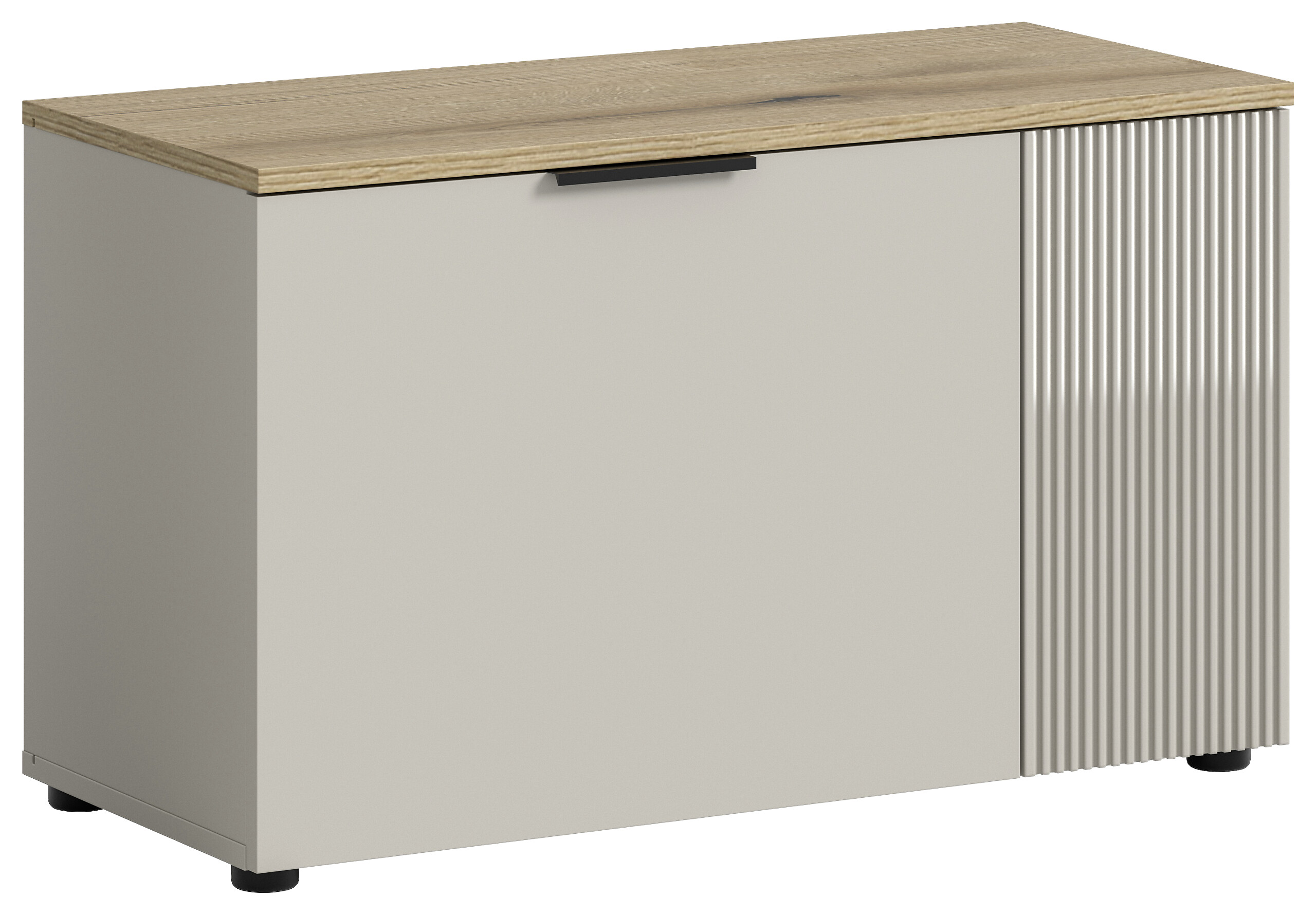 Sitzbank Slide Kaschmirgrau Nachbildung Evoke Oak Nachbildung B/H/T: ca. 80x48x36 cm