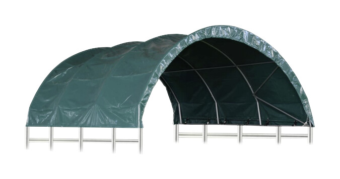 vidaXL Weidezelt B/H/T: ca. 370x160x370 cm