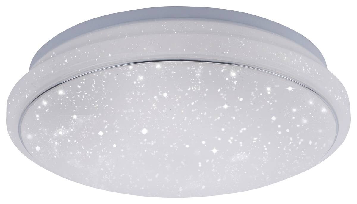 Just Light LED-Deckenleuchte JUPI 14742-16 weiß Kunststoff H/D: ca. 8,5x35 cm 1 Brennstellen