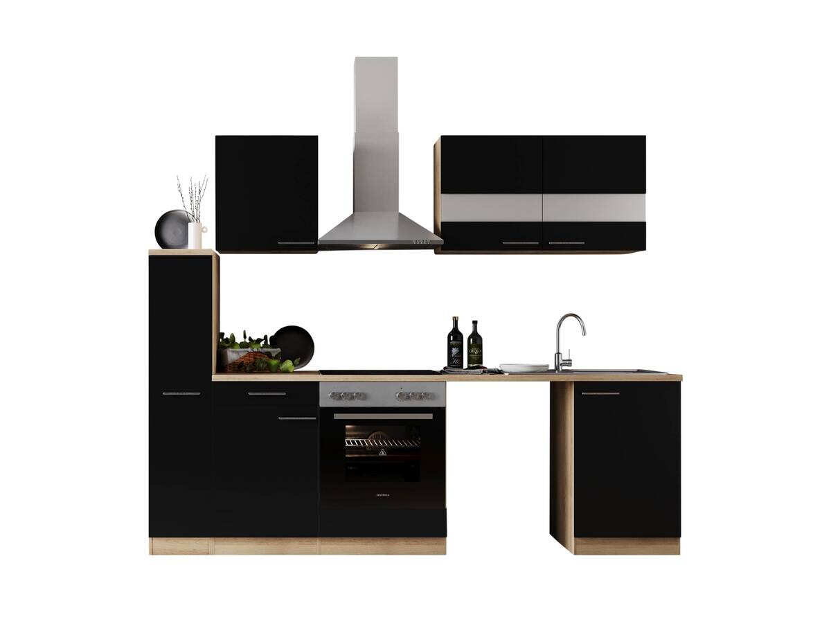 Respekta Küchenblock Merle weiß B/H/T: ca. 250x200x60 cm