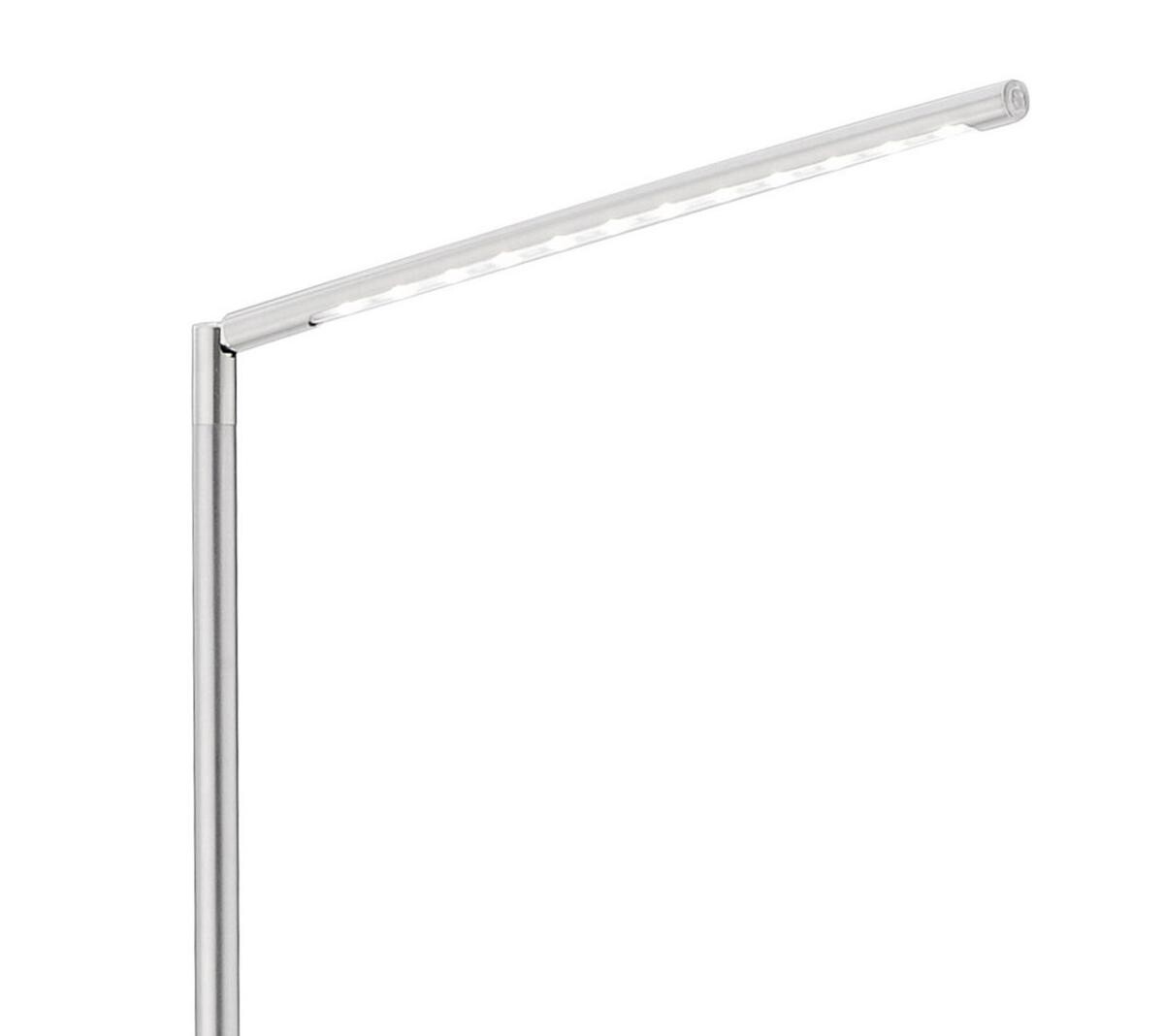 Just Light Stehleuchte Dawda stahlfarbig silber Metall H: ca. 125 cm