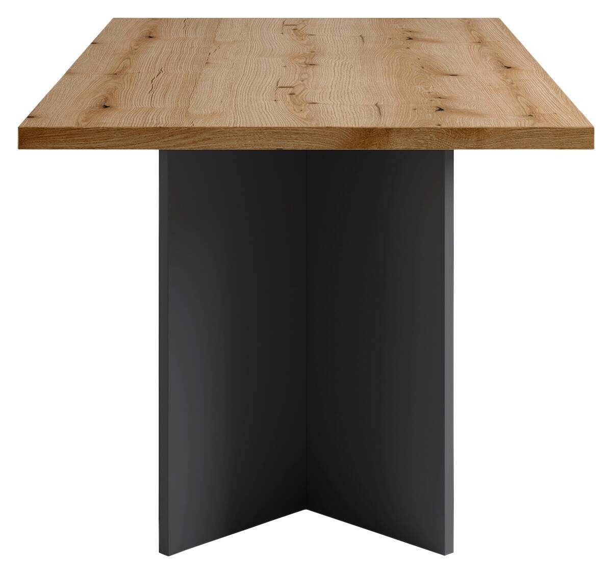 Tisch MARTEN Eiche anthrazit B/H/T: ca. 160x90x75,5 cm