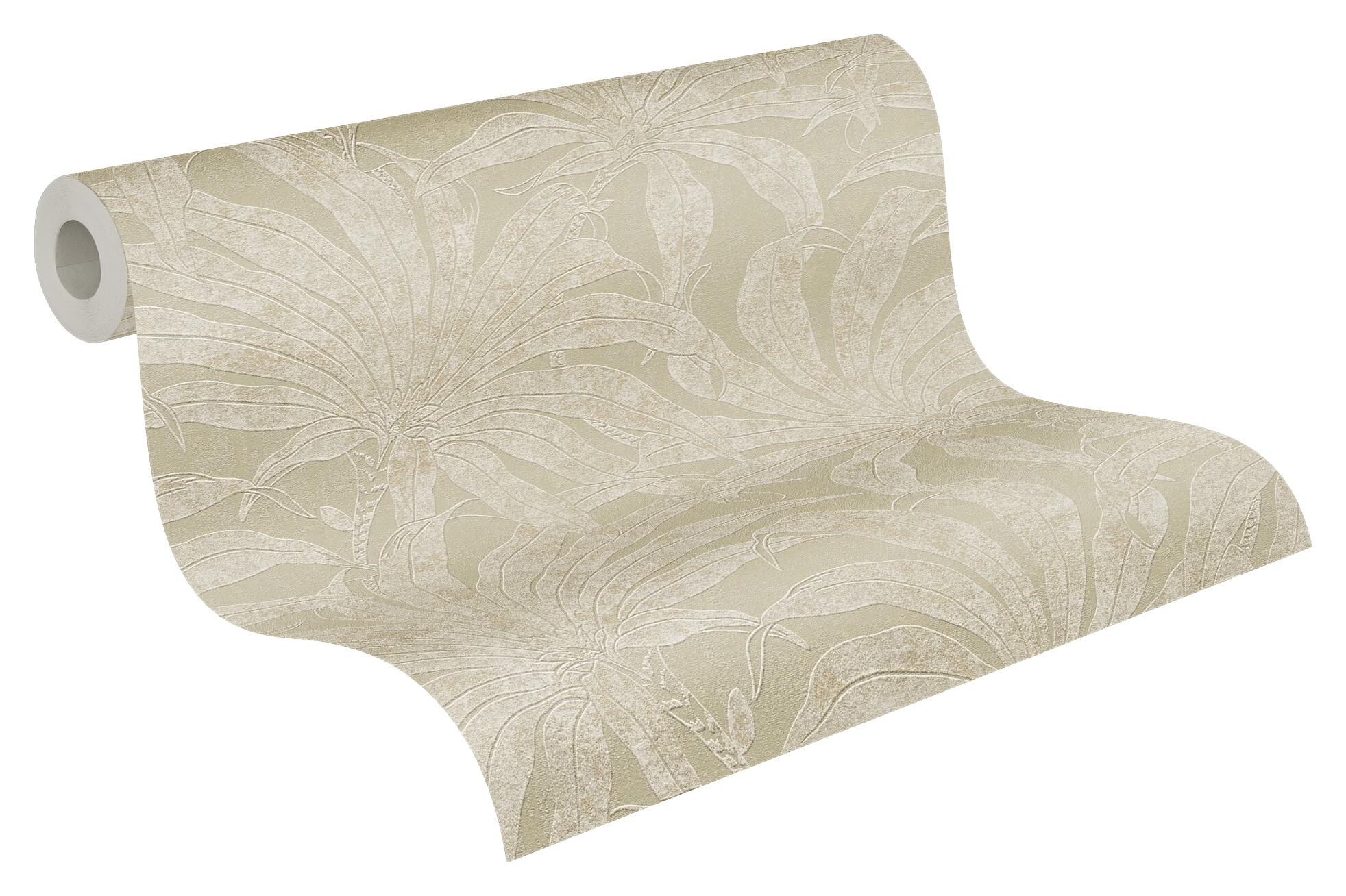 A.S.Creation Vliestapete weiß grau gold B/H/D: ca. 53x1005x9,4 cm