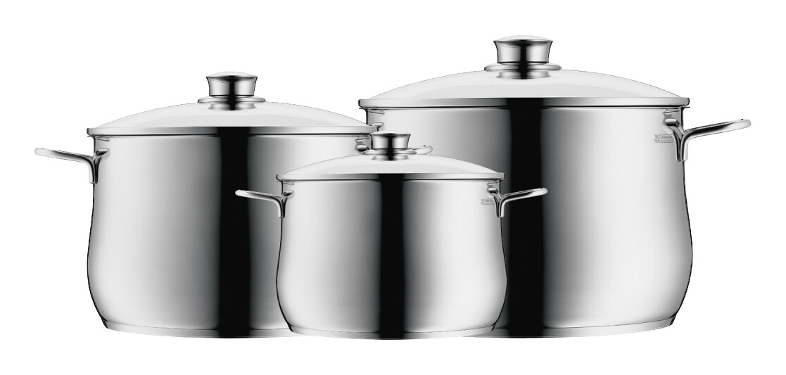 WMF Topfset Diadem Plus silber Edelstahl 3 tlg.