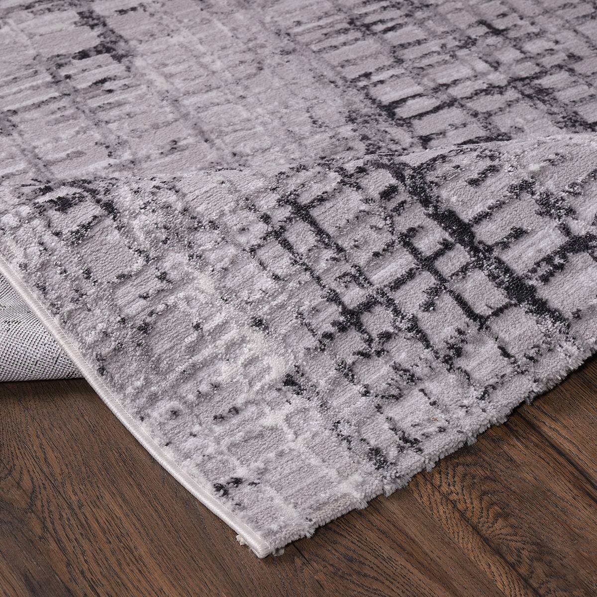 Sanat Teppich Evra hellgrau B/L: ca. 80x300 cm