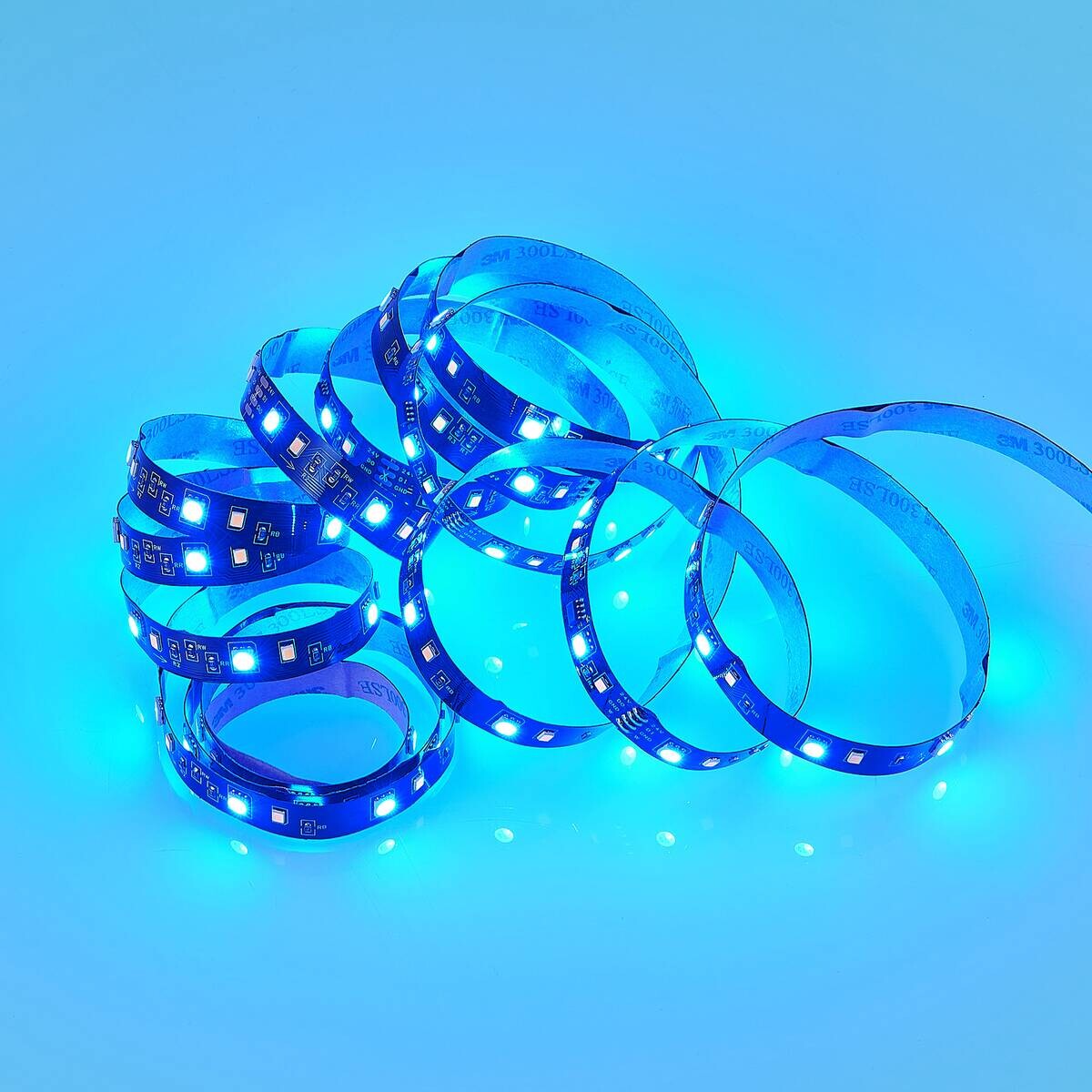 Lichtband Racer schwarz Kunststoff B/L: ca. 1x300 cm