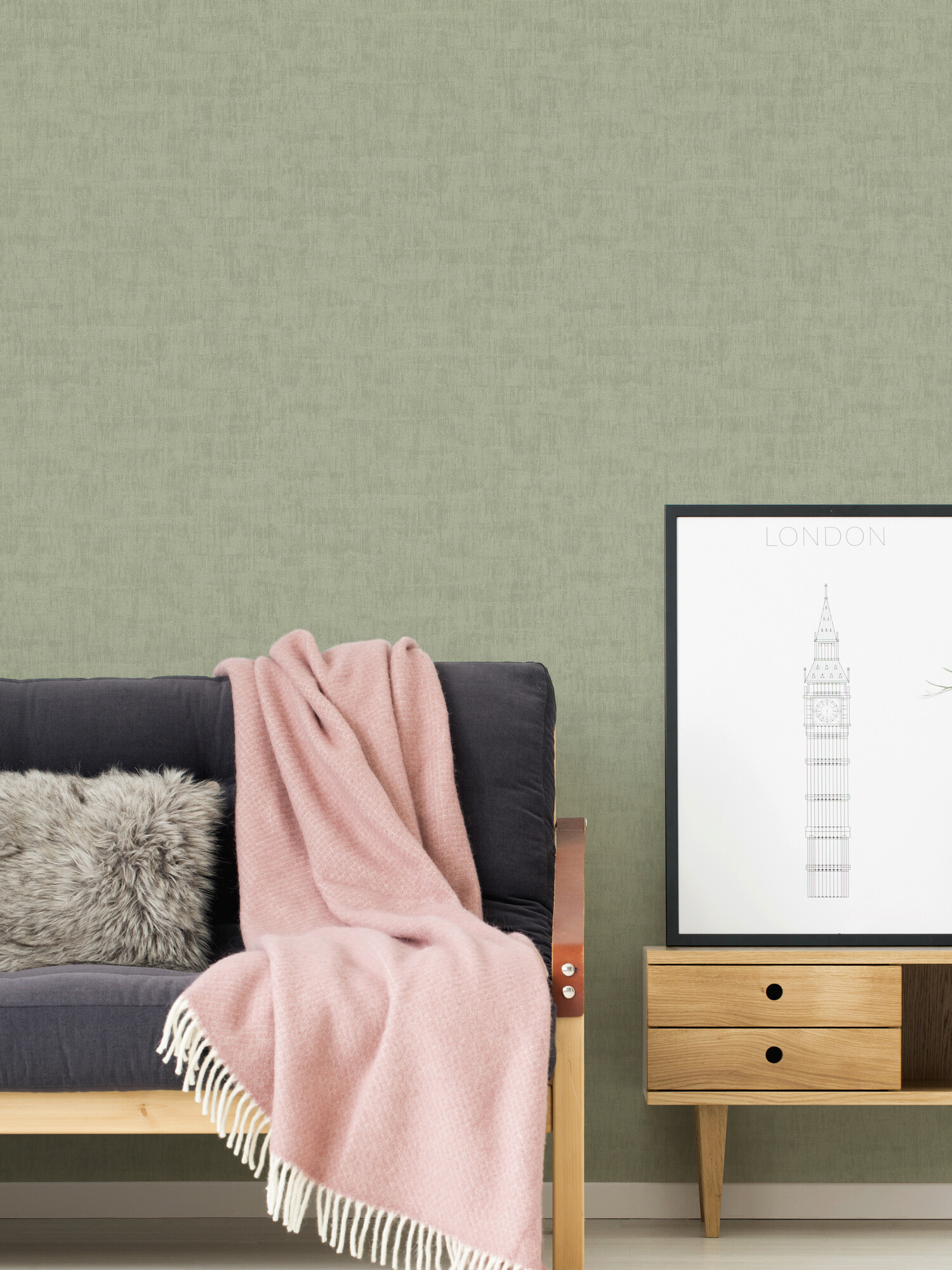 A.S.Creation Vliestapete grün B/H/D: ca. 53x1005x8,8 cm