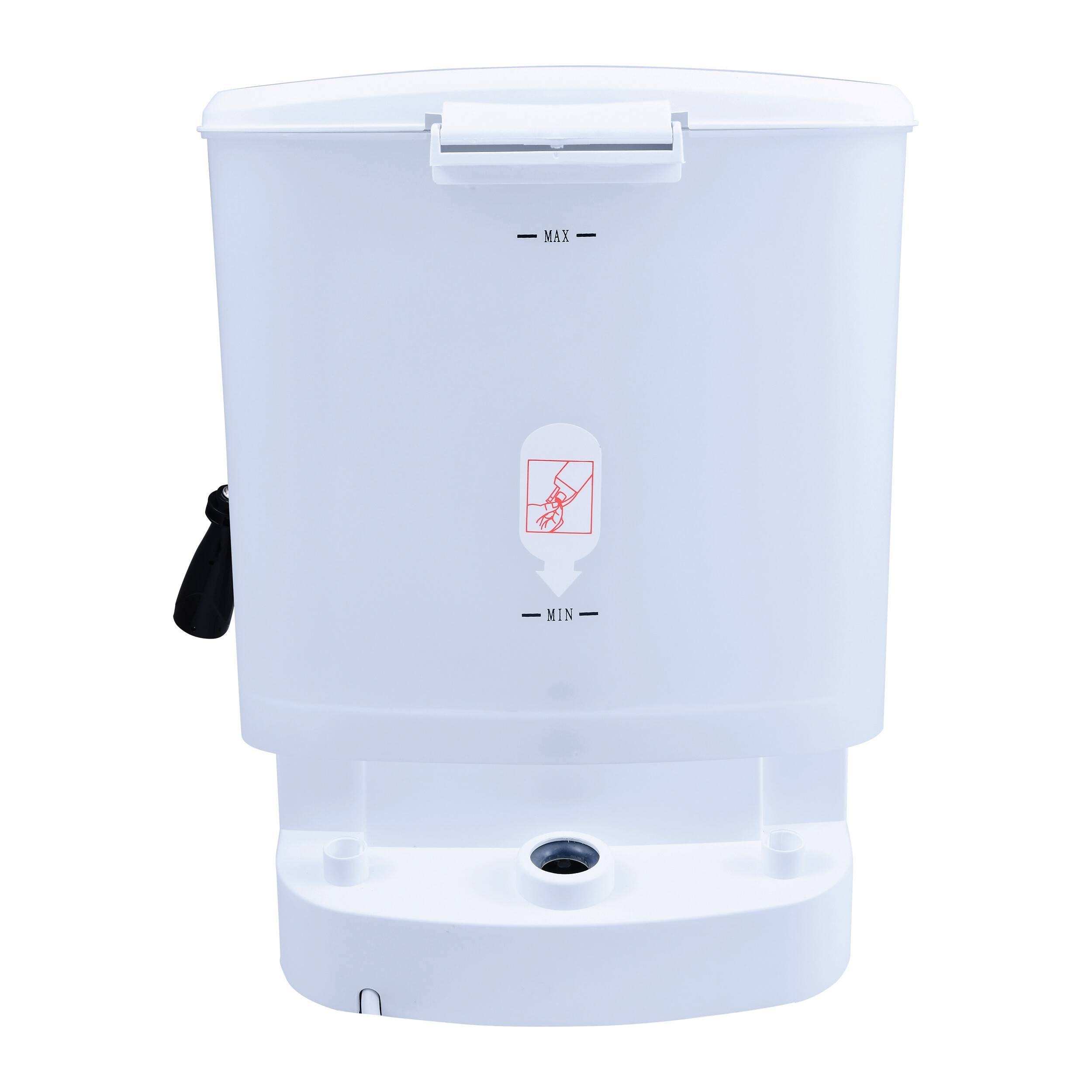 BERGNER Espressomaschine weiß Aluminium B/H/L: ca. 29,5x31x33,5 cm