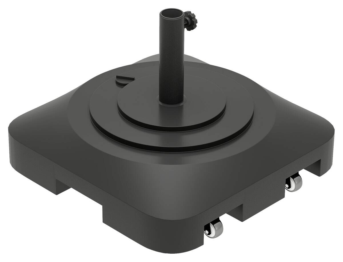 Outsunny Schirmständer schwarz Kunststoff B/H/L: ca. 48x32,5x48 cm