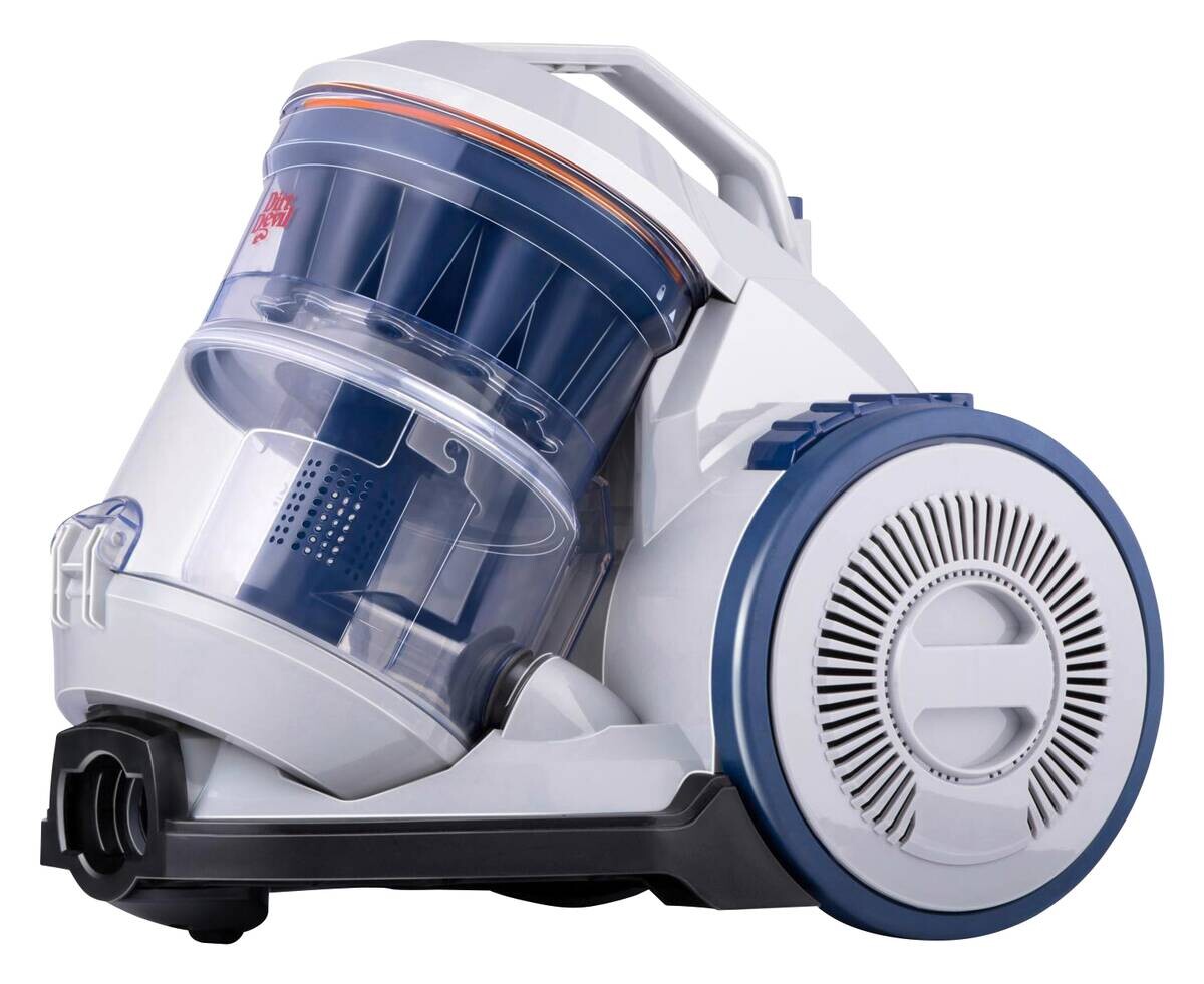 Bodenstaubsauger blau grau