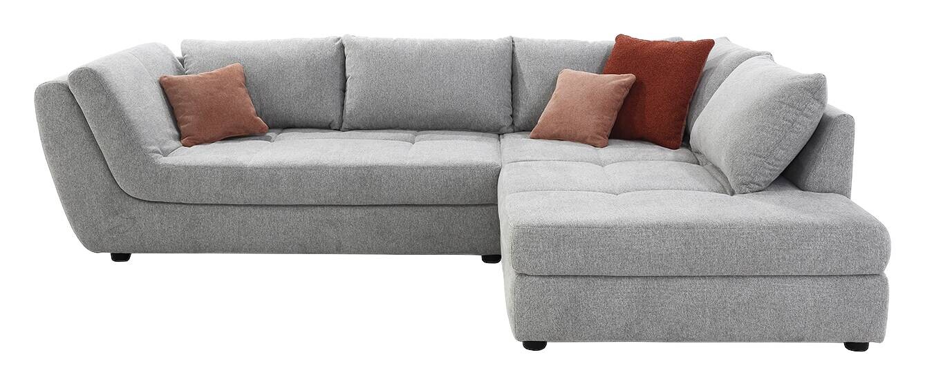 Ecksofa grau Microfaser B/H/T: ca. 321x92x219 cm Ecksofa grau Microfaser B/H/T: ca. 321x92x219 cm