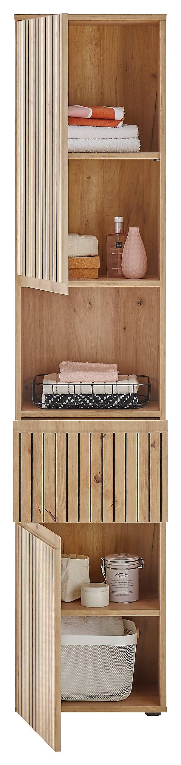 Hochschrank Austin Artisan Oak Nachbildung B/H/T: ca. 40x136x31 cm