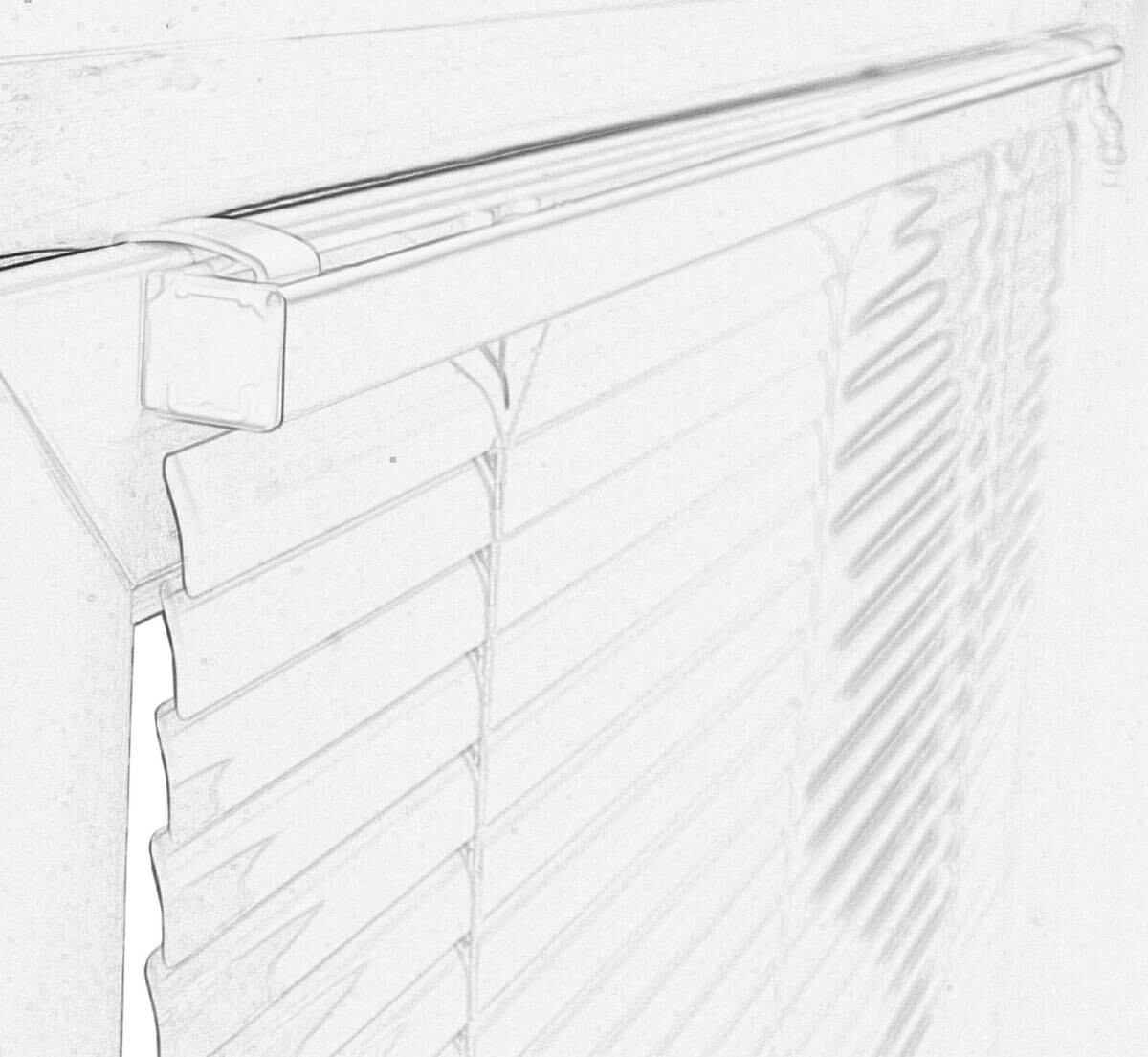 Alu-Jalousie weiß B/L: ca. 90x130 cm