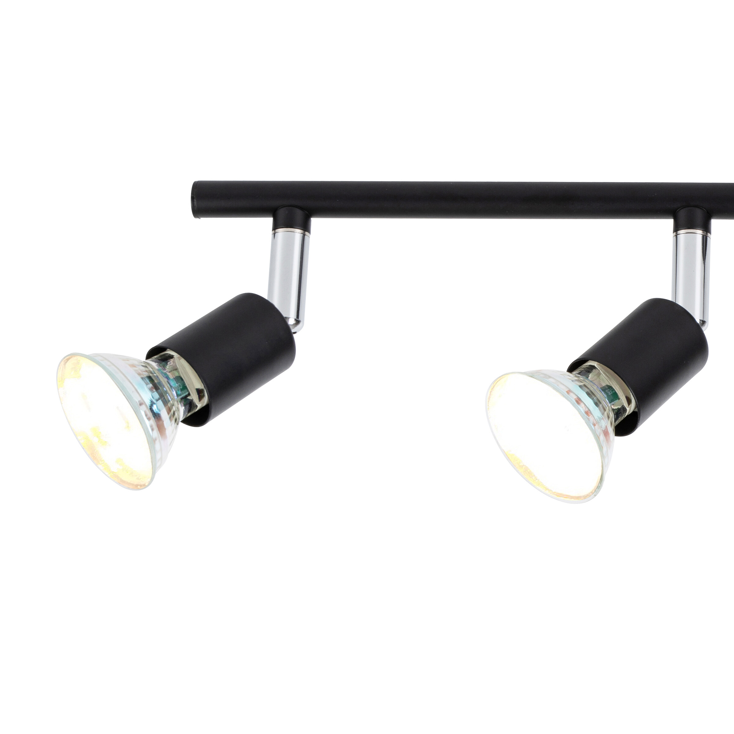 POCOline Spotbalken Boris schwarz B/H/L: ca. 10x8x36 cm 3 Brennstellen